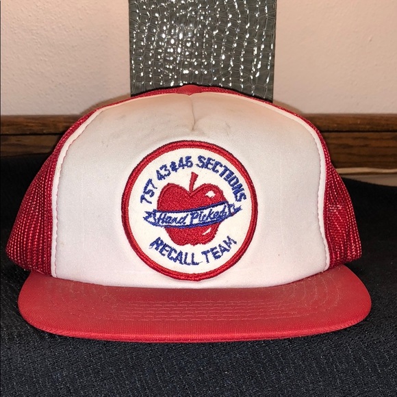 Other - Vintage Apple 🍎 Hand Picked Recall Team Hat